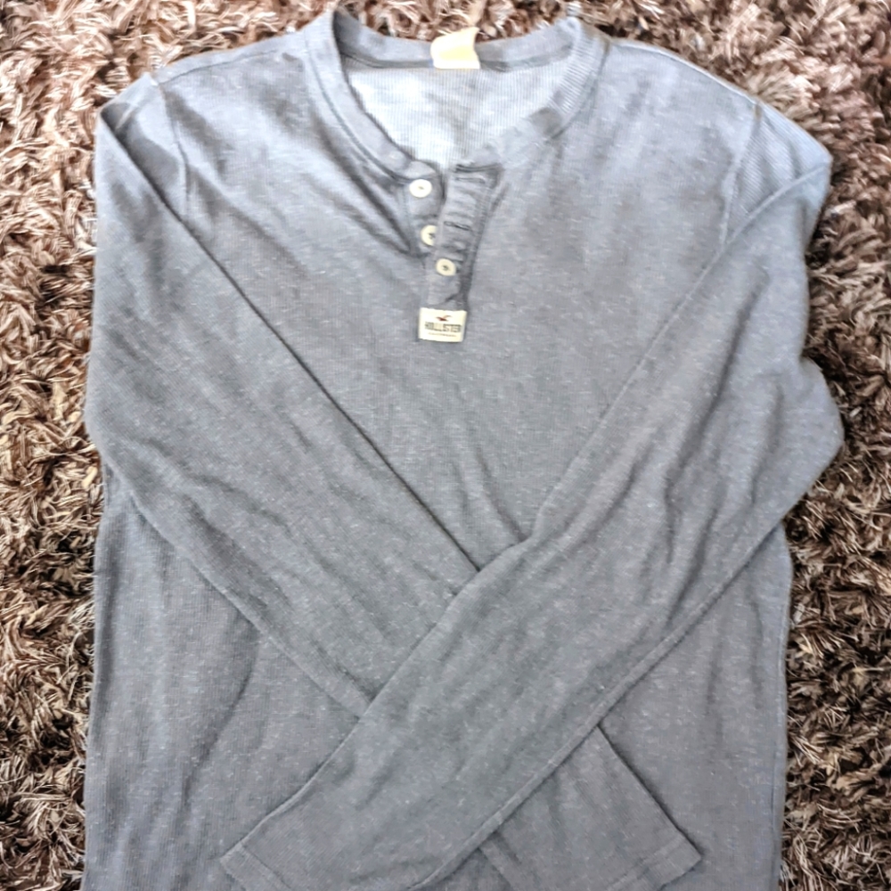 Hollister Henley Thermal Shirt XL